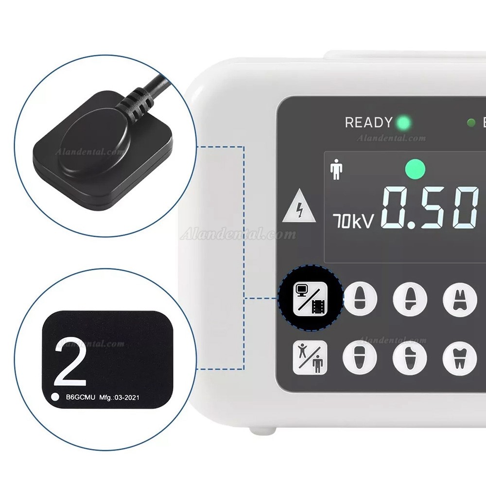 Dental Digital Handheld X-ray Machine Portable Dental Xray Imaging Unit System RAY-121